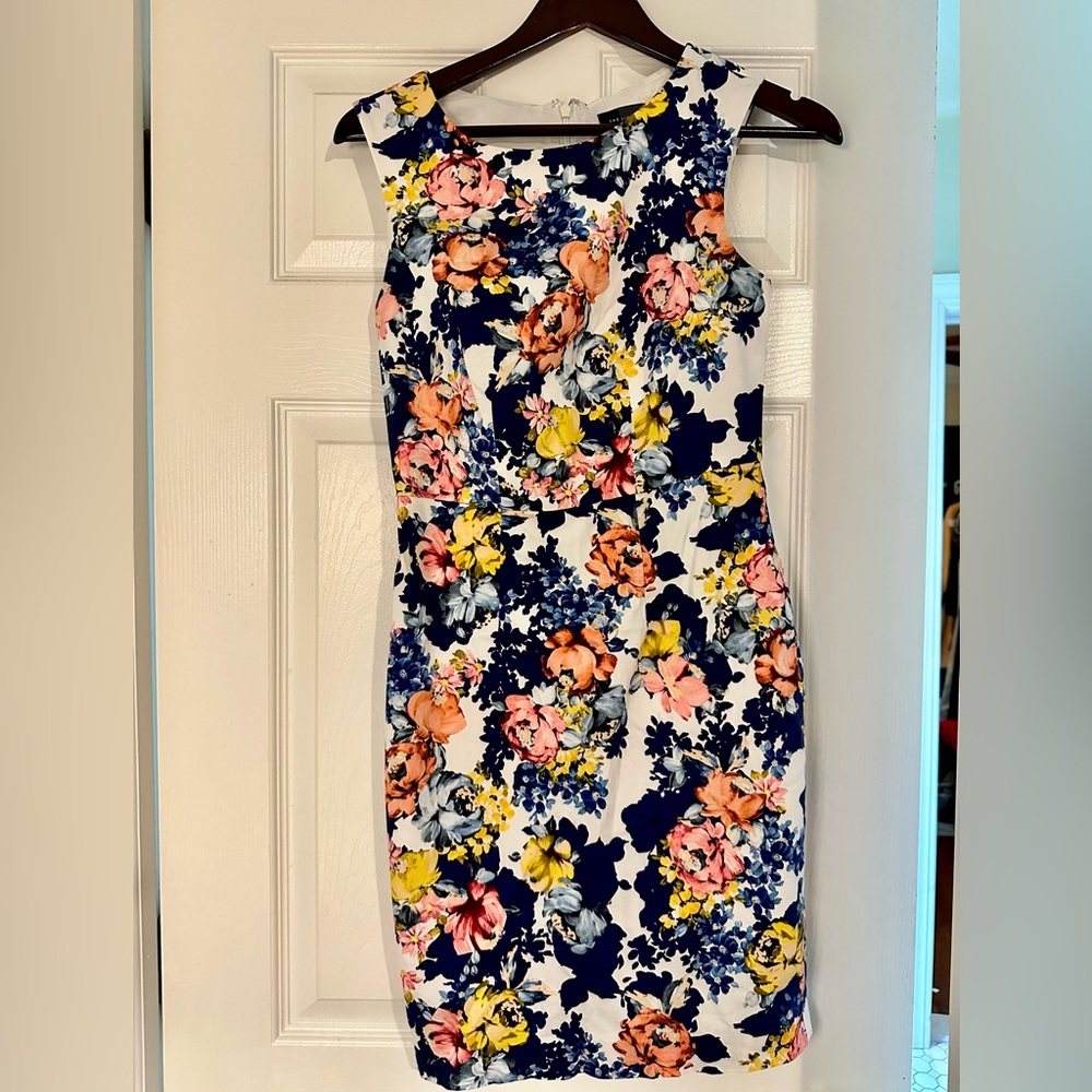 Floral sheath dress